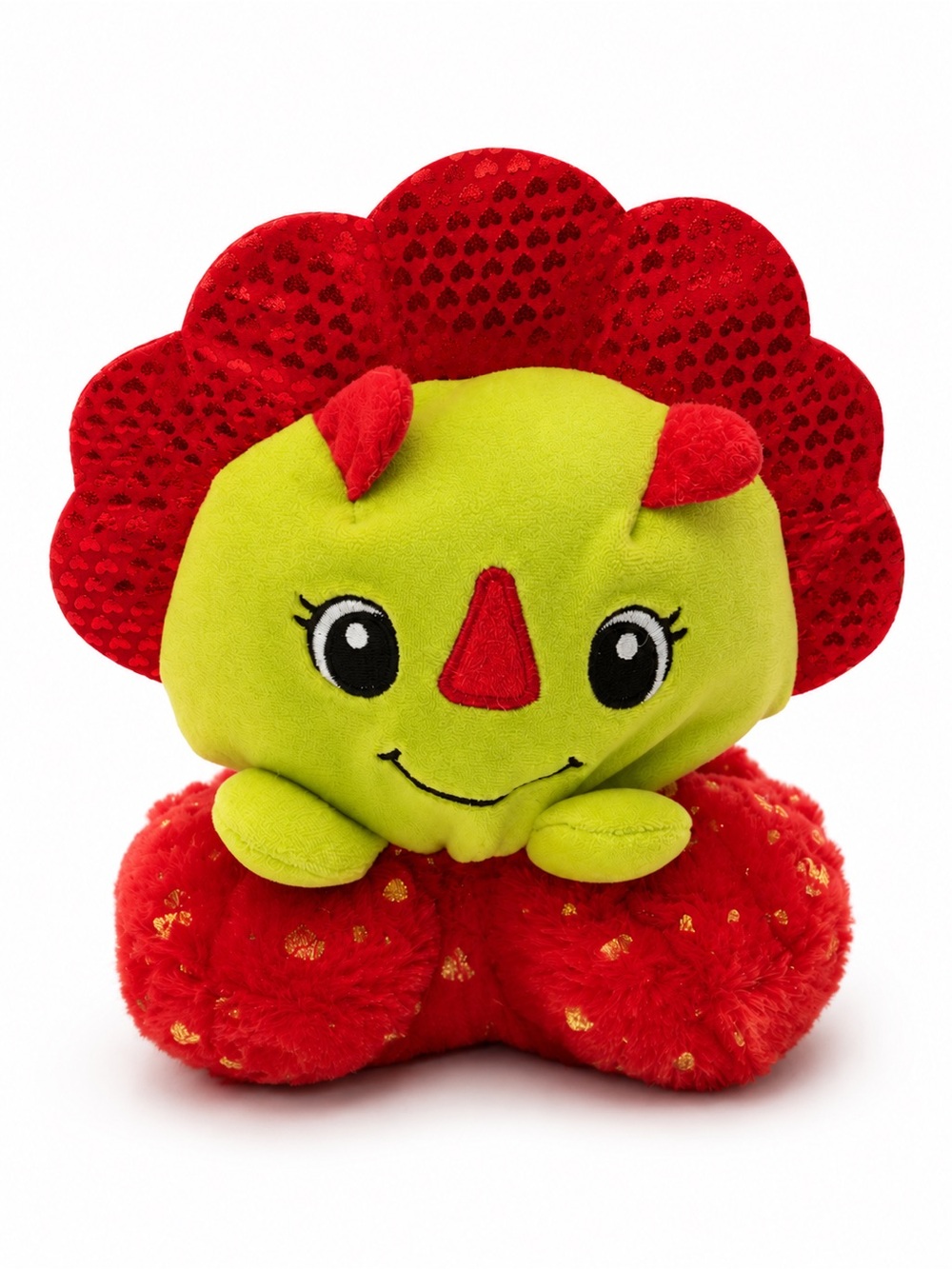 🧸 2/$38 - Reversible Triceratops Dinosaur Heart Pillow Plush Stuffed Animal